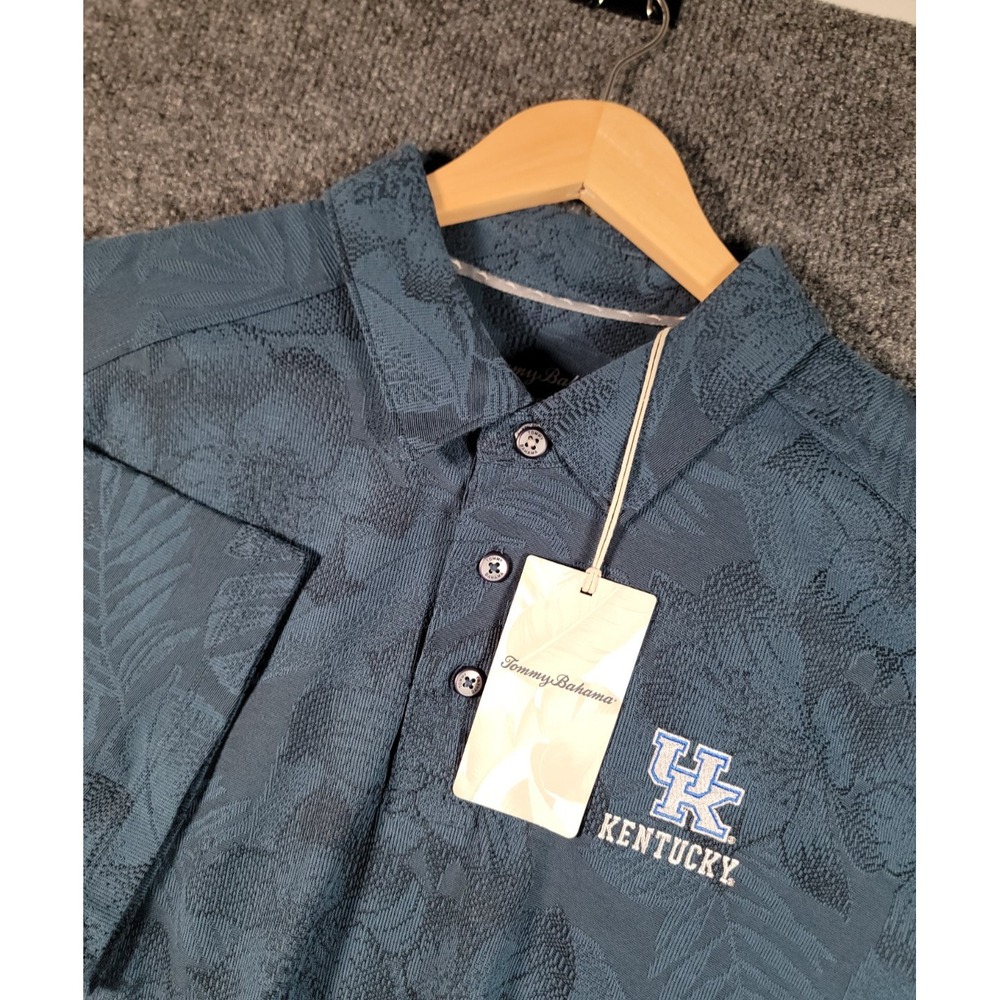 NEW Tommy Bahama University of Kentucky Wildcats Polo Shirt Mens XL Football NWT